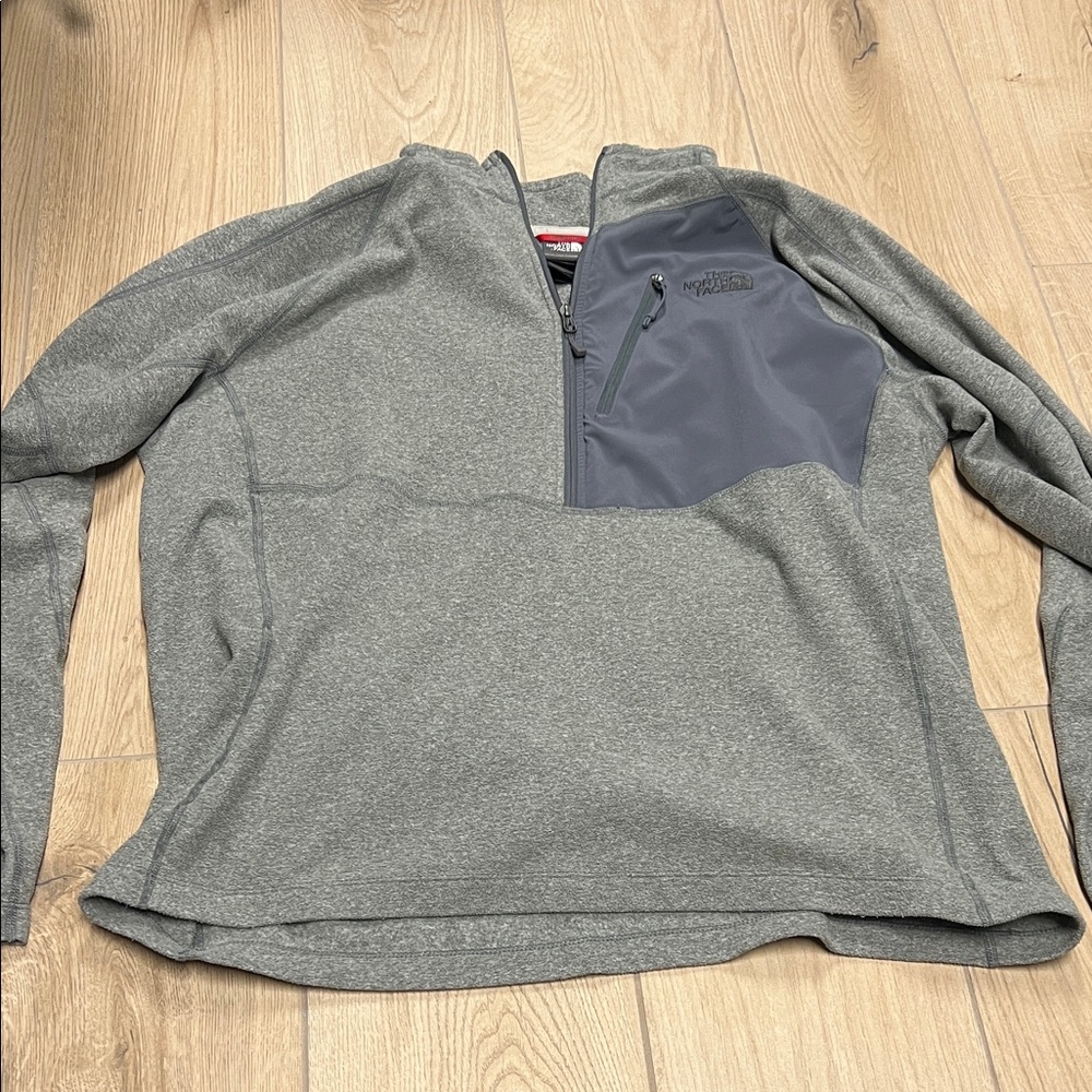 The North Face Gray Quarter-Zip Pullover